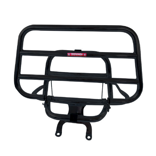 Lambretta Rear Foldable Rack - Black - (G MODEL)